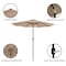 Villacera 9-Foot Outdoor Patio Umbrella with Base, Beige 83-OUT5442B - alternate 5